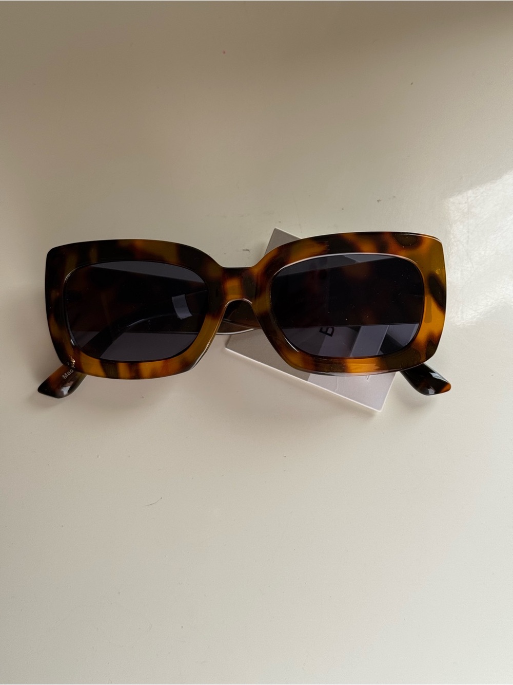 bp Tortoiseshell Rectangular Sunglasses - Brown/Black